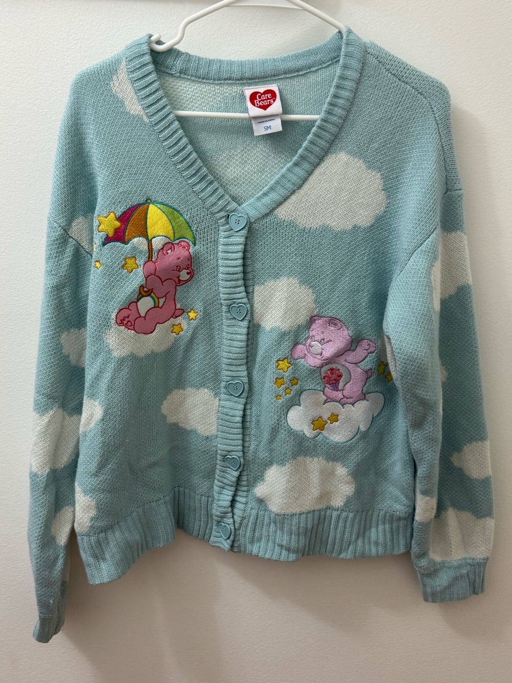 Care Bears Mint Knit Crewneck Sweater